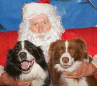 Mischka & Max with Santapaws